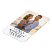 20. Hochzeitstag Save-the-Date-Foto Magnet (Linke Seite)