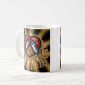 20. Hochzeitstagquadrat Kaffeetasse (Vorderseite Links)