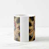 20. Hochzeitstagquadrat Kaffeetasse (Mittel)