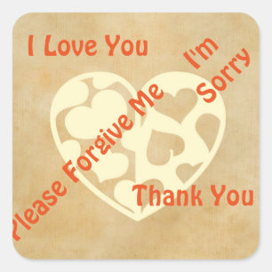 20 Ho'oponopono Aufkleber reinigen