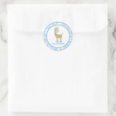 20 individuell anpassbare Cupcake Toppers Jungle G Runder Aufkleber (Tasche)