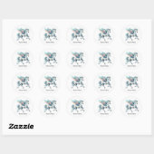 20 Individuelle Name Pegasus Round Stickers (Blatt)