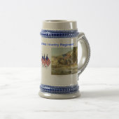 20. Infanterieregiment Maines freiwilliger ziviler Bierglas (VorderseiteRechts)