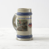 20. Infanterieregiment Maines freiwilliger ziviler Bierglas (Vorderseite Links)