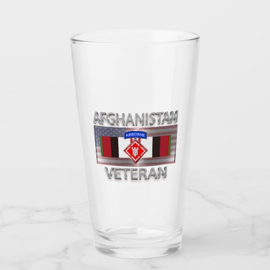 20. Ingenieur Brigade Afghanistan Veteran Glas (Vorderseite)