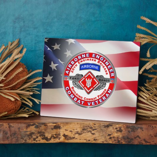 20. Ingenieur Brigade Combat Veteran Fotoplatte (Seite)