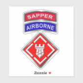 20. Ingenieur Brigade Sapper Aufkleber (Blatt)