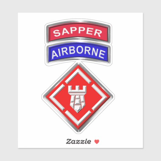 20. Ingenieur Brigade Sapper Aufkleber (Blatt)