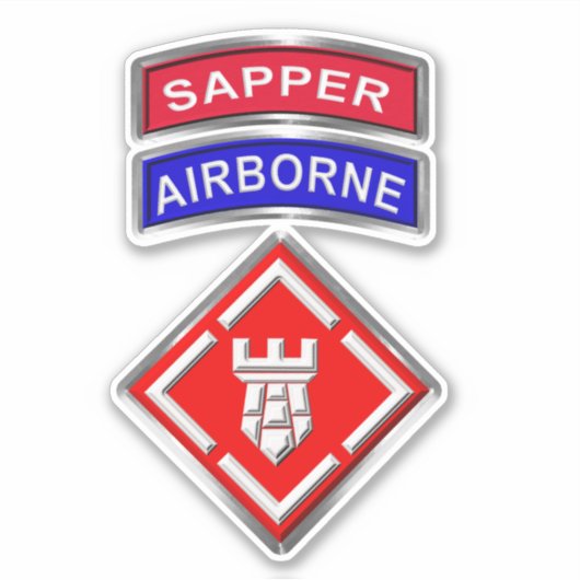 20. Ingenieur Brigade Sapper Aufkleber (Vorderseite)