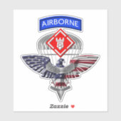 20. Ingenieur Brigade Veteran Aufkleber (Blatt)