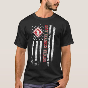 20. Ingenieur Brigade Veteran USA Flag Veterans Da T-Shirt