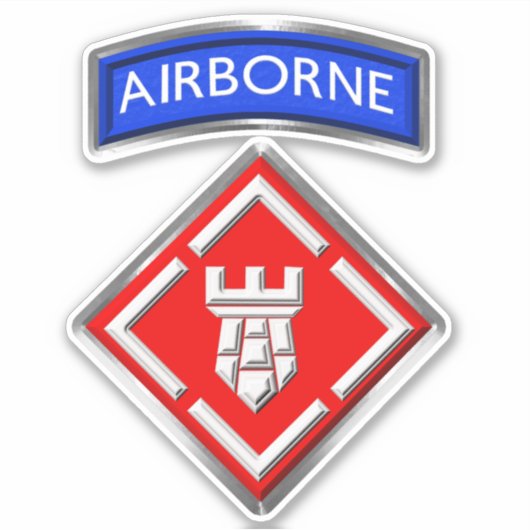 20. Ingenieurbrigade Aufkleber (Vorderseite)