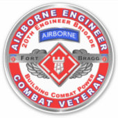 20. Ingenieurbrigade Aufkleber (Vorderseite)