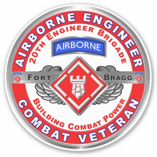 20. Ingenieurbrigade Aufkleber (Vorderseite)