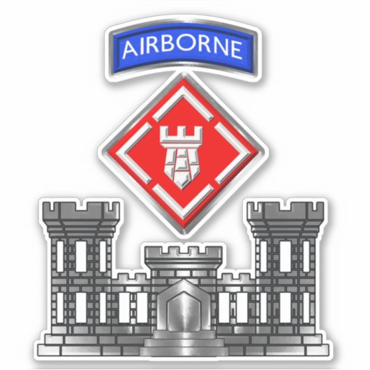 20. Ingenieurbrigade Aufkleber (Vorderseite)