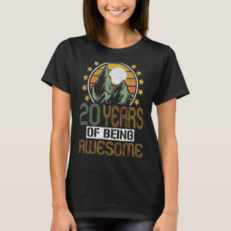 20 Jahre alt 20. Geburtstag 1 T-Shirt