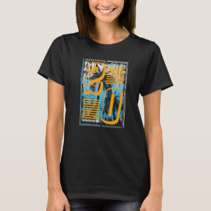 20 Jahre alt 20. Geburtstag 22 T-Shirt