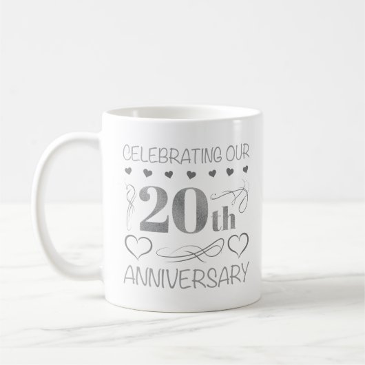 20 Jahre alt Kaffeetasse (Links)