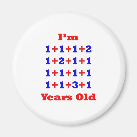 20 Jahre alt! Magnet (Vorne)