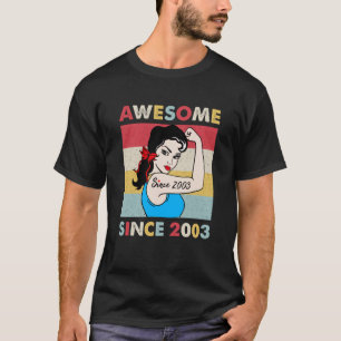 20 Jahre alt Phantastisch seit 2003 20. Geburtstag T-Shirt