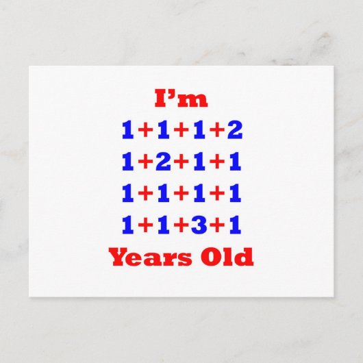 20 Jahre alt! Postkarte (Vorderseite)