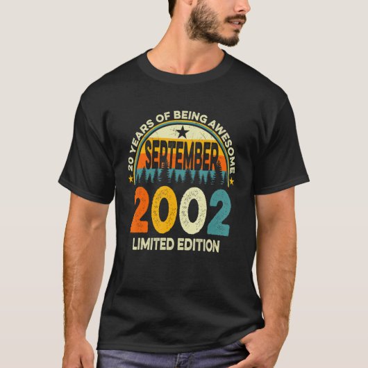 20 Jahre alt September 2002 20. T-Shirt (Vorderseite)