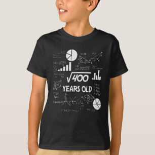 20 Jahre alt Tag Geeky Mathe 20. Geburtstag Gesche T-Shirt