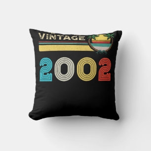 20 Jahre alt Vintag 2002 Retro 20. Geburtstag Kissen