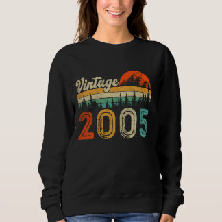 20 Jahre alte Geschenke Männer Frauen Vintag 2005 Sweatshirt