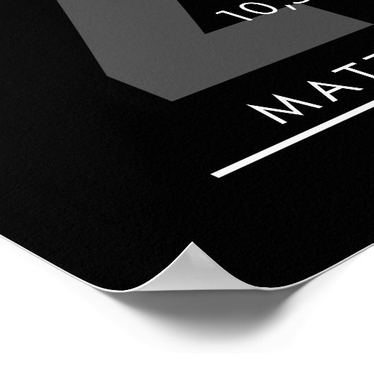 20 Jahre Altersrente oder Mitarbeiterwertscheck Poster (Ecke)