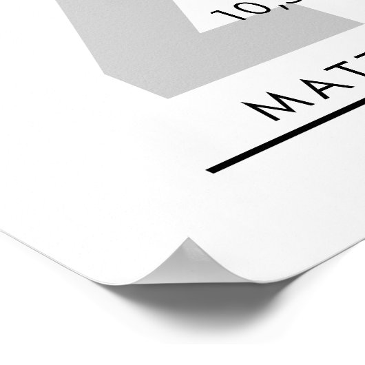 20 Jahre Altersrente oder Mitarbeiterwertscheck Poster (Ecke)