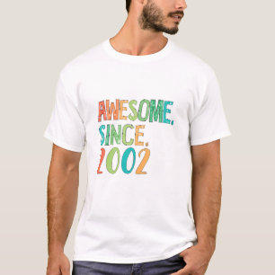 20 Jahre Altes Girl Herz Blumendekor Phantastisch T-Shirt