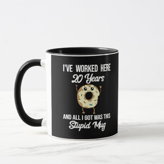 20 Jahre Berufserkennung Tasse (Links)