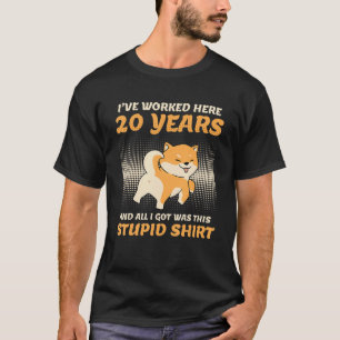 20 Jahre Dienstjubiläum Firmenjubiläum 20 Jahre A T-Shirt
