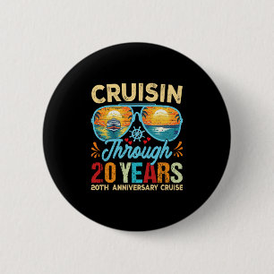 20 Jahre Ehejubiläum: 20. Hochzeitstag Button