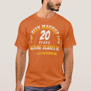20 Jahre Eheschließungsjubiläum 20. Hochzeit T-Shirt