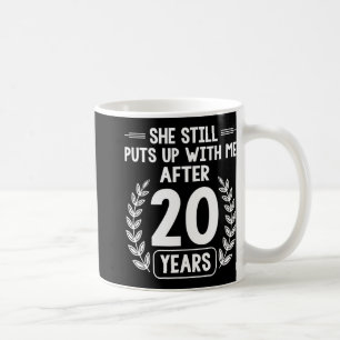 20 Jahre Eheschließungskapelle Funny 20. Jubiläum Kaffeetasse