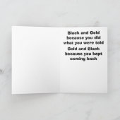 20 Jahre gute Job-! Karte (Innenseite)