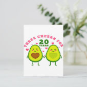 20 Jahre Hochzeitstag| Ehemann Geschenk Einladung (Stehend Vorderseite)