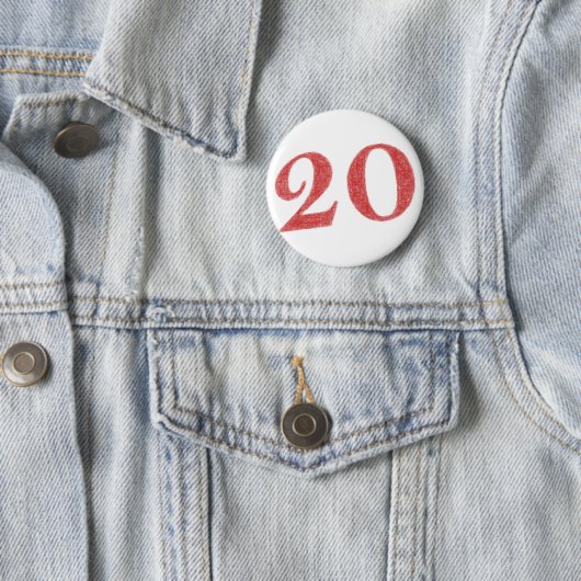 20 Jahre Jahrestag Button (Beispiel)