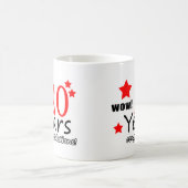 20 Jahre Jahrestag Kaffeetasse (Mittel)