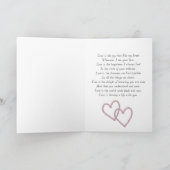 20 Jahre Jubiläumskarte für eine Ehefrau Karte (Innenseite)