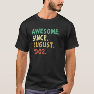 20 Jahre Phantastisch seit August 2002 20. Geburts T-Shirt