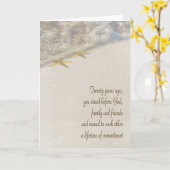 20 Jahre Starfish Karte (Gelbe Blume)