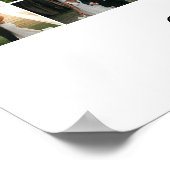 20 Jahre Verheiratete Fotocollage Hochzeitstag Poster (Ecke)