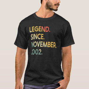 20 Jahre Vintage Legende Seit November 2002 20. T-Shirt
