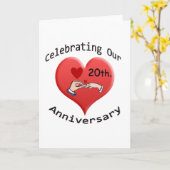 20. Jahrestag Karte (Gelbe Blume)