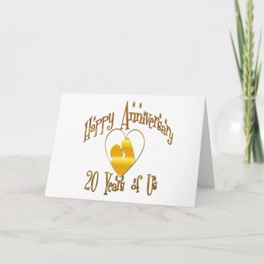 20. Jahrestag Karte (Vorderseite)
