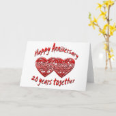 20. Jahrestag Karte (Gelbe Blume)