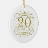 20. Jahrestag Keramikornament (Rechts)